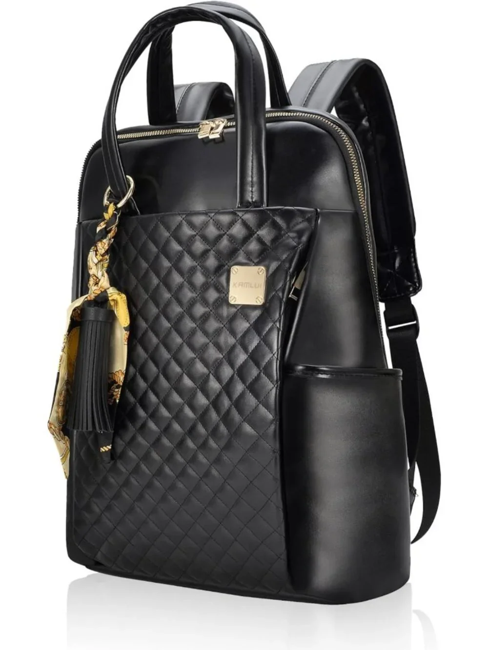 Stylish Slim Laptop Backpack for Women - Lightweight 15.6